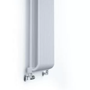 Image of Terma Delfin Vertical Designer Radiator, Soft White (W)580mm (H)1800mm