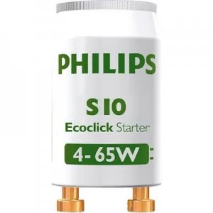 Image of Philips Lighting Fluorescent tube starter STARTER S10 4-65W 2BL 230 V 4 up to 65 W