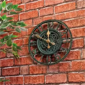 Image of St Helens Vintage Open Face Outdoor Clock