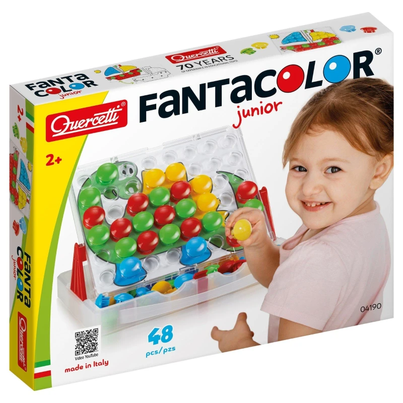 Image of Quercetti Fantacolor Junior - 48 Pieces, Multi 4190