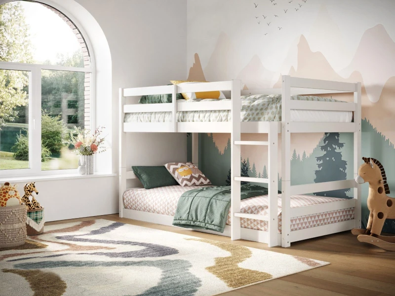 Image of Flair Shasha Low Bunk Bed White