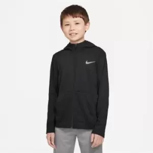 Image of Nike Big Kids (Boys') Full-Zip Training Hoodie - Black