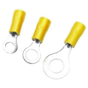 Image of BQ Yellow Crimp Connector Pack of 12