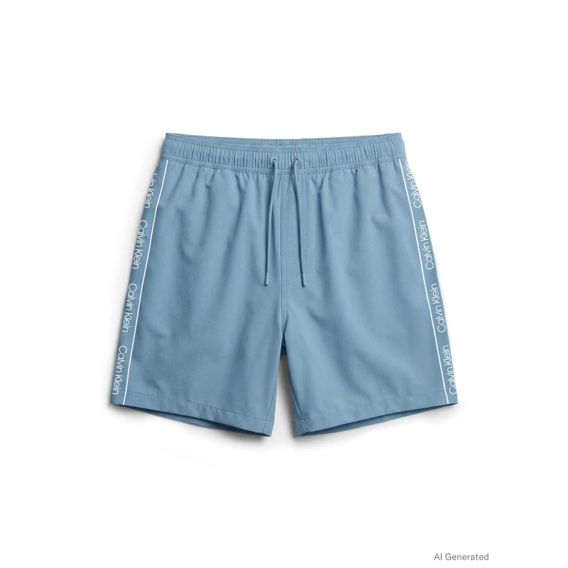Image of Calvin Klein Calvin Tape SwmShort Sn63 Gulf Blue male S