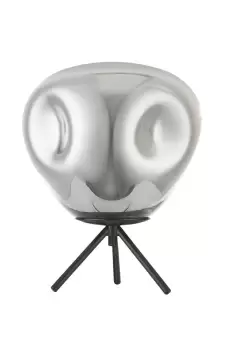 Image of Nina 1 Light Table Lamp Chrome Black