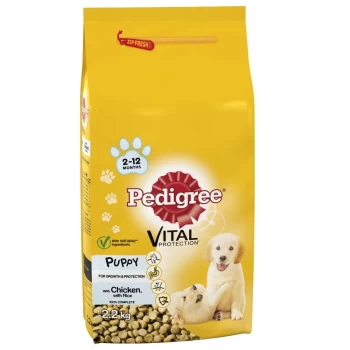 Image of Pedigree Vital Puppy Protection Chicken and Rice Dog Food 13.2kg