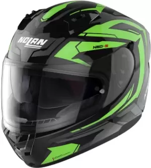 Image of Nolan N60-6 Anchor Helmet, black-green Size M black-green, Size M