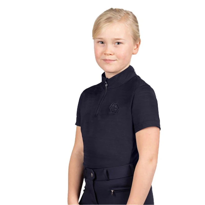 Image of Coldstream Next Generation Hamilton Sparkle Sports Top in Navy Size: 11-12 Years Navy Unisex 11-12 Years