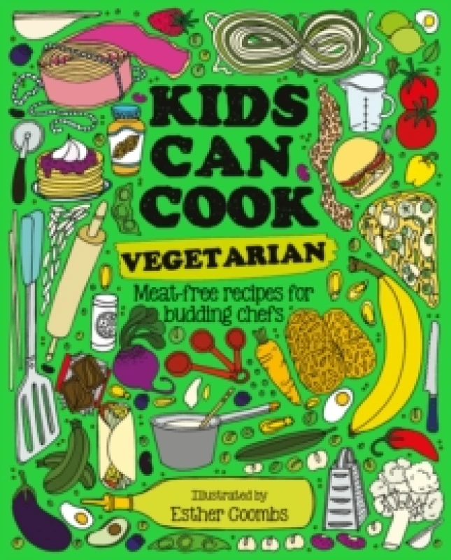 Image of Esther Coombs Kids Can Cook Vegetarian Book Multi unisex
