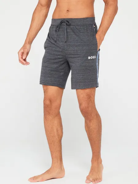 Image of Boss Boss Rise Shorts 10262793 01 Pyjama Shorts Small Grey 43158502350