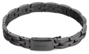 Image of Calvin Klein 35000067 Black Tone Chain Style Bracelet Jewellery