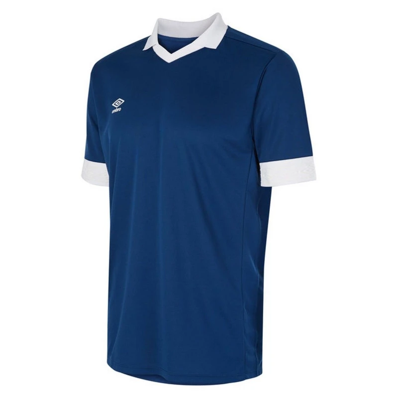 Image of Umbro Tempest Short-Sleeved Jersey in Navy Size: 11-12 Years Navy Unisex 11-12 Years