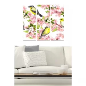 Image of MDF363915014 Multicolor Decorative MDF Painting (3 Pieces)