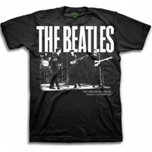 Image of The Beatles Palladium 1963 Mens Blk TS: Medium