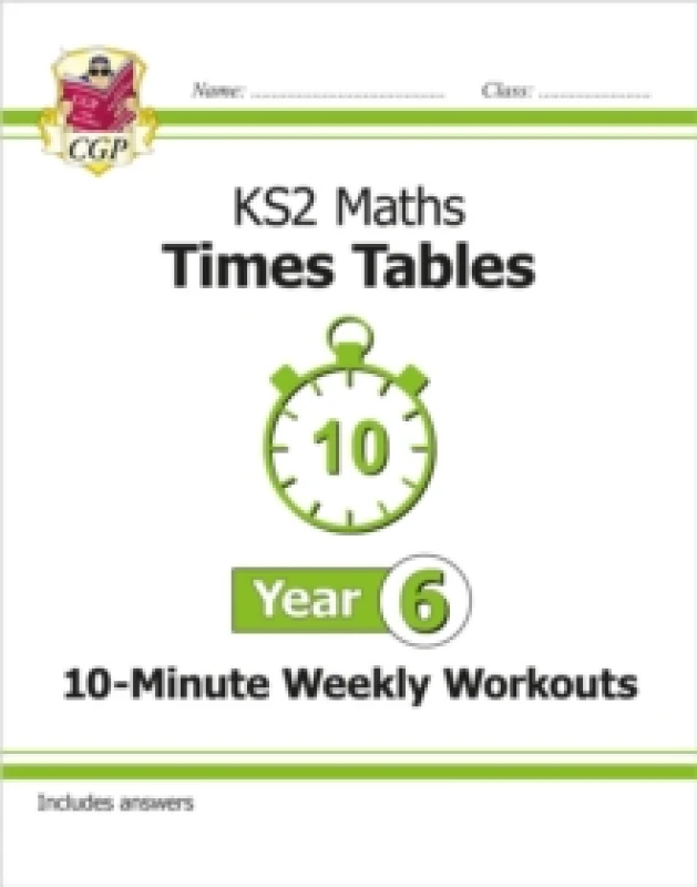 Image of KS2 Year 6 Maths Times Tables 10-Minute Weekly Workouts Paperback / softback