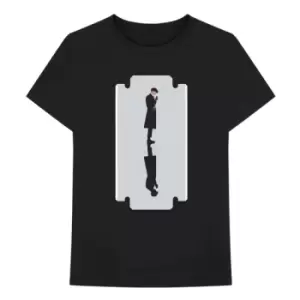 Image of Peaky Blinders - Tommy Razorblade Unisex XX-Large T-Shirt - Black
