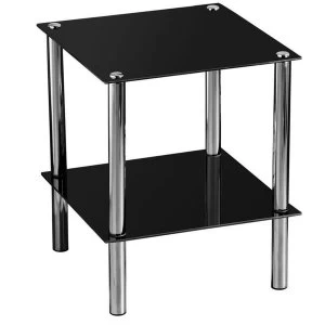 Image of Premier Housewares 2 Tier Side Table - Black