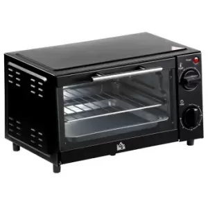 Image of HOMCOM 800-088 Mini Oven 9L 750W Countertop Electric Grill - Black