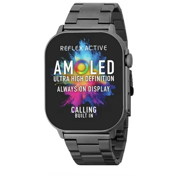Image of Reflex Active XL Titanium Coloured Strap Calling Smart Watch