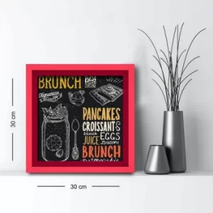 Image of 3030AHS-040 Multicolor Decorative Framed MDF Painting