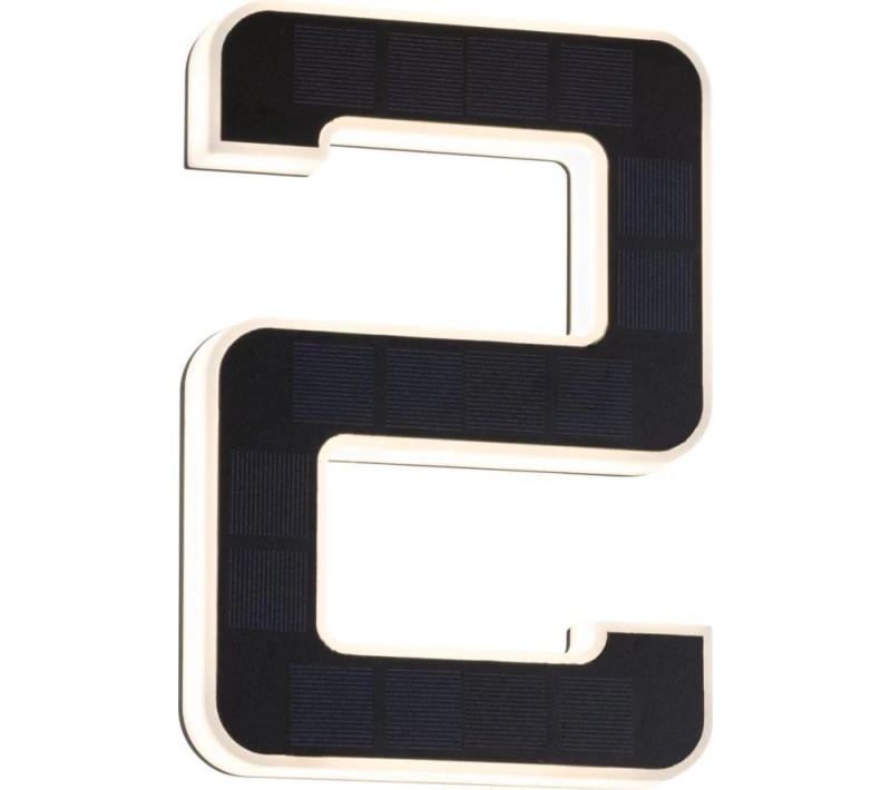 Image of PAULMANN Solar LED House Number Light - No. 2 4000870798430