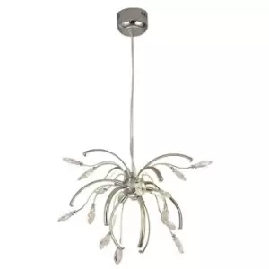 Image of Luminosa Lighting - Medium Ceiling Pendant, 12 x 2.5W LED, 3000K, 1243lm, Polished Chrome