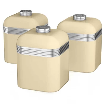 Image of Swan Retro SWKA1020CN 1-litre Canisters Pack of 3