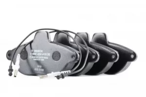 Image of Bosch Brake Pads CITROEN,PEUGEOT,FIAT 0 986 424 415 71711135,77232238,77362238 Disk Pads,Brake Pad Set, disc brake 77365928,795915,9404251518,425125