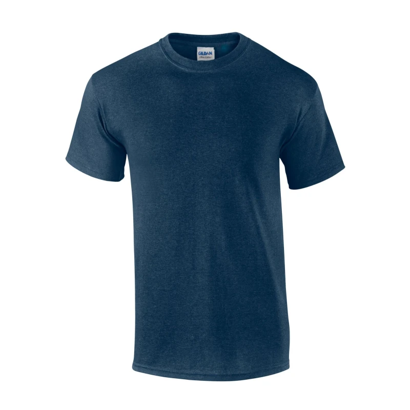Image of Gildan Mens Heather T-Shirt in Dark Navy Size: Medium Dark Navy Male M