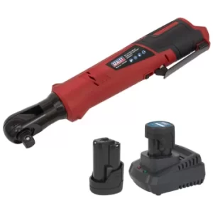 Image of Sealey CP1209KIT Cordless Ratchet Wrench 1/2"Sq Drive 12V Lithium-...
