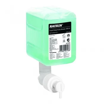 Image of Katrin Handwash Liquid Soap 500ml Pack of 12 47475