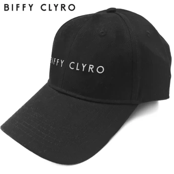 Image of Biffy Clyro - Logo Unisex Baseball Cap - Black