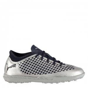 Image of Puma Future 2.4 Junior Astro Turf Trainers - Silver/Peacoat
