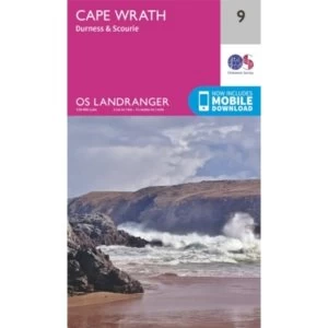 Image of Cape Wrath, Durness & Scourie by Ordnance Survey (Sheet map, folded, 2016)