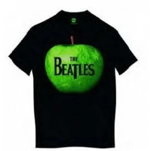 Image of The Beatles Apple Mens Black T Shirt: Medium