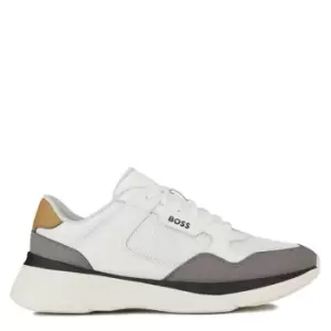Image of Boss Mens Dean Running Trainers - White