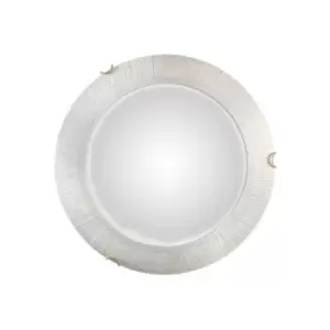 Image of Moon Integrated LED Lifestyle Glass Simple Flush Ceiling Light Gold - Sun White Finish
