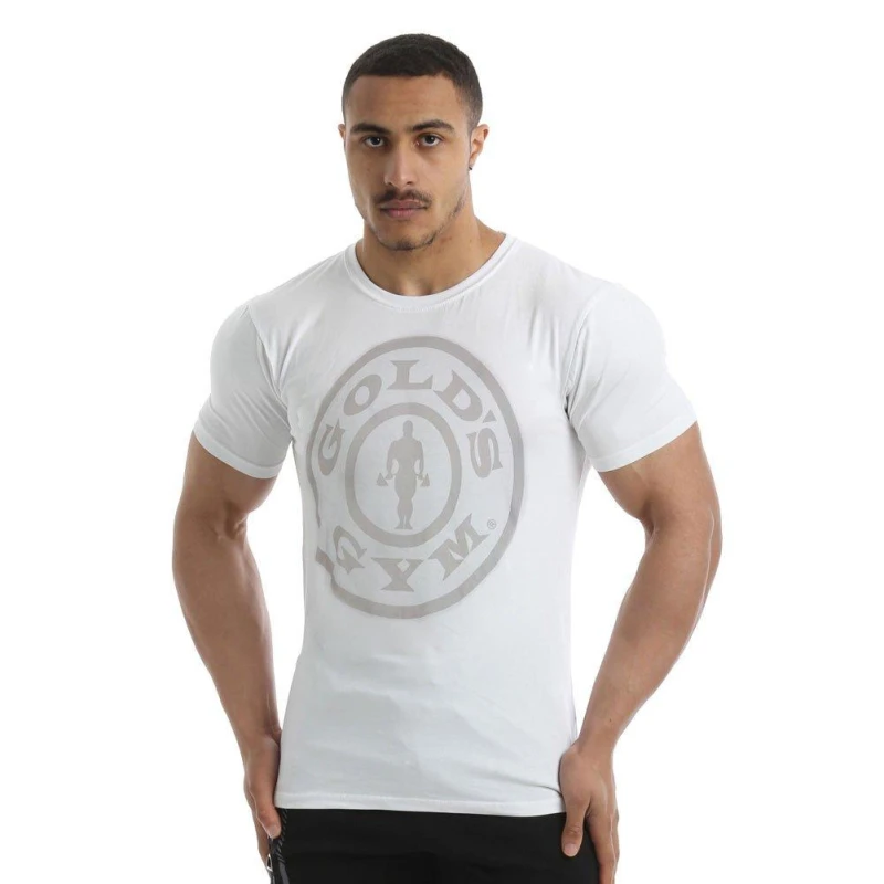 Image of Golds Gym Classic Joe T-Shirt Mens - White White S