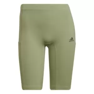 Image of adidas Bike Tight Shorts Womens - Green