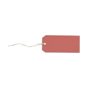 Image of Strung Tags 120mm x 60mm Red 1 x Pack of 1000