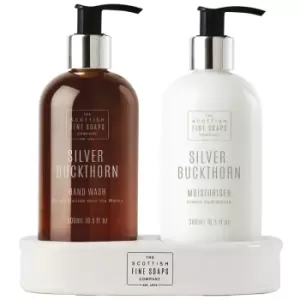 Image of Scottish Fine Soaps Gifts & Sets Silver Buckthorn Hand Care Set
