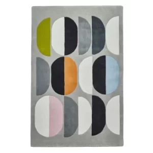 Image of Grey Inaluxe Composition Rug Grey