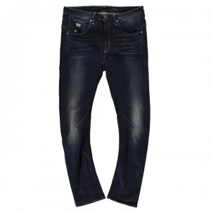 Image of G Star Raw Arc 3D Tapered Ladies Jeans - dk aged