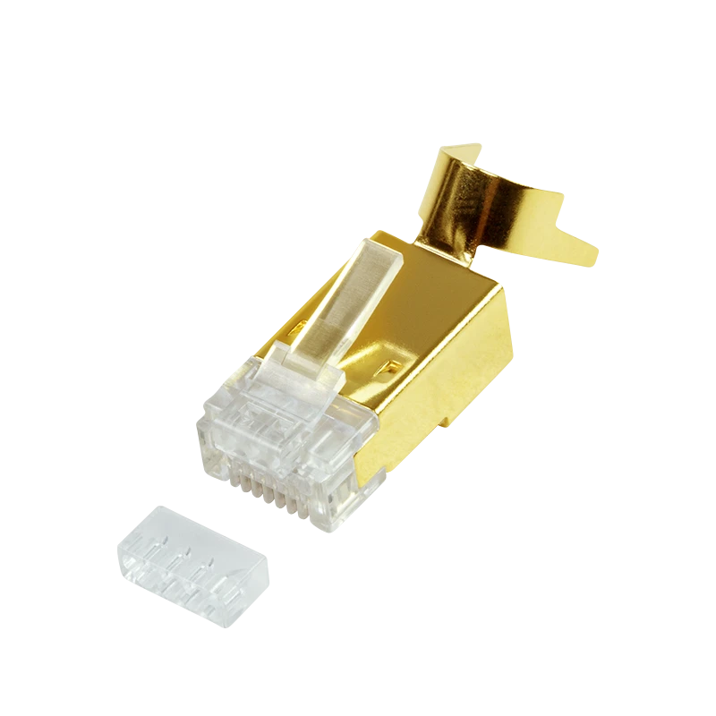 Image of LogiLink Modular Plug RJ45 Cat.8.1 + Cat.6A. gold plated. 10 pcs.