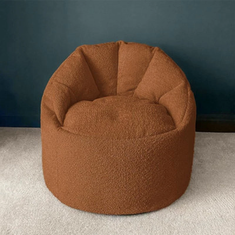 Image of rucomfy Beanbags rucomfy Adults Indoor Bean Bag Chair - Snug Cinema Style in Burnt Orange Burnt Orange Unisex