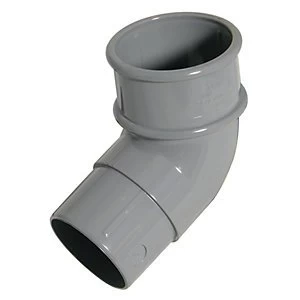 Image of FloPlast RBM2G MinFlo Round Downpipe Offset Bend - Grey 112.5 Deg x 50mm