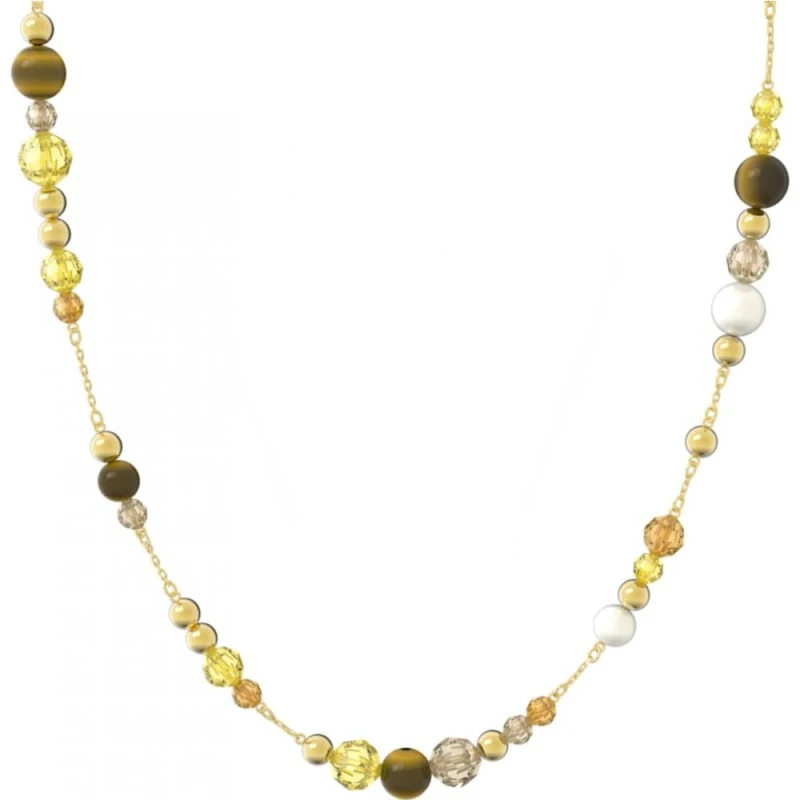 Image of Swarovski Somnia necklace, Long, Multicolored, Gold-tone plated Multi One Size