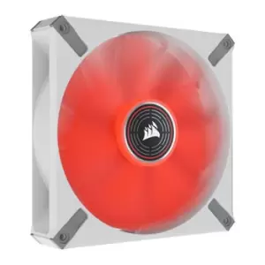 Image of Corsair ML140 LED ELITE 140mm Red LED Fan Single Pack White