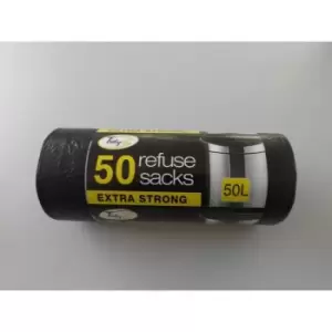 Image of Tidyz Industrial Refuse Sacks Roll of 50 - B0059