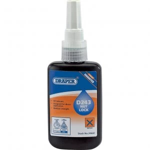 Image of Draper D243 Nut Lock Adhesive 50ml